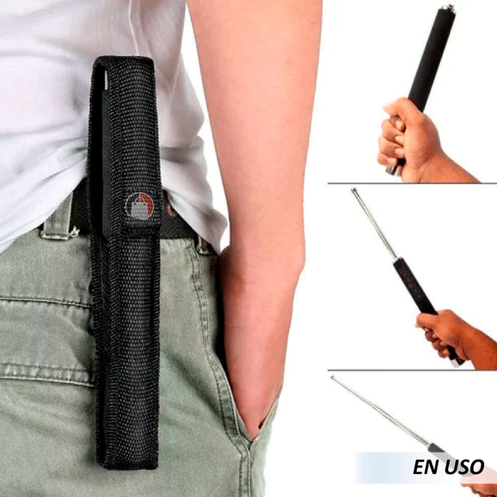 Baston Tambo Plegable Defensa Personal